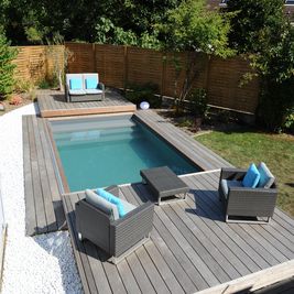 Terrasse piscine mobile