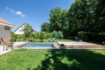 Terrasse piscine mobile proche de Bordeaux